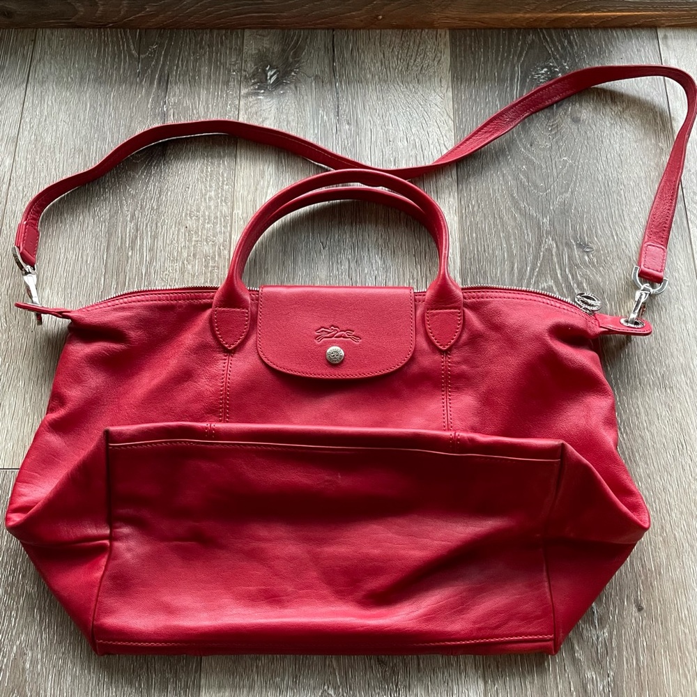 Longchamp leather